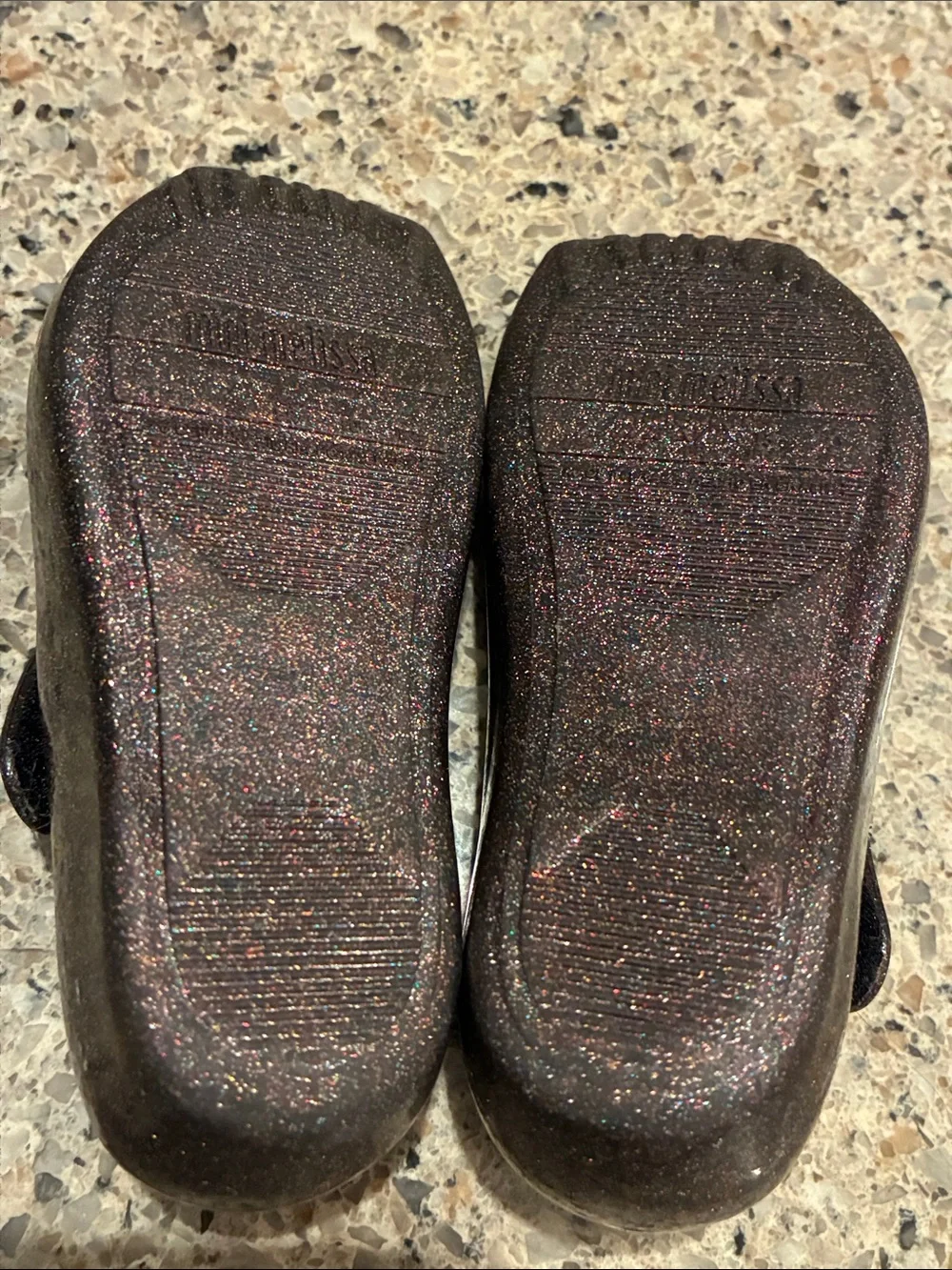 TODDLER MINI MELISSA 31465 BALLET SP BB MARY JANE FLAT 03800 MULTICOLOR GLITTER